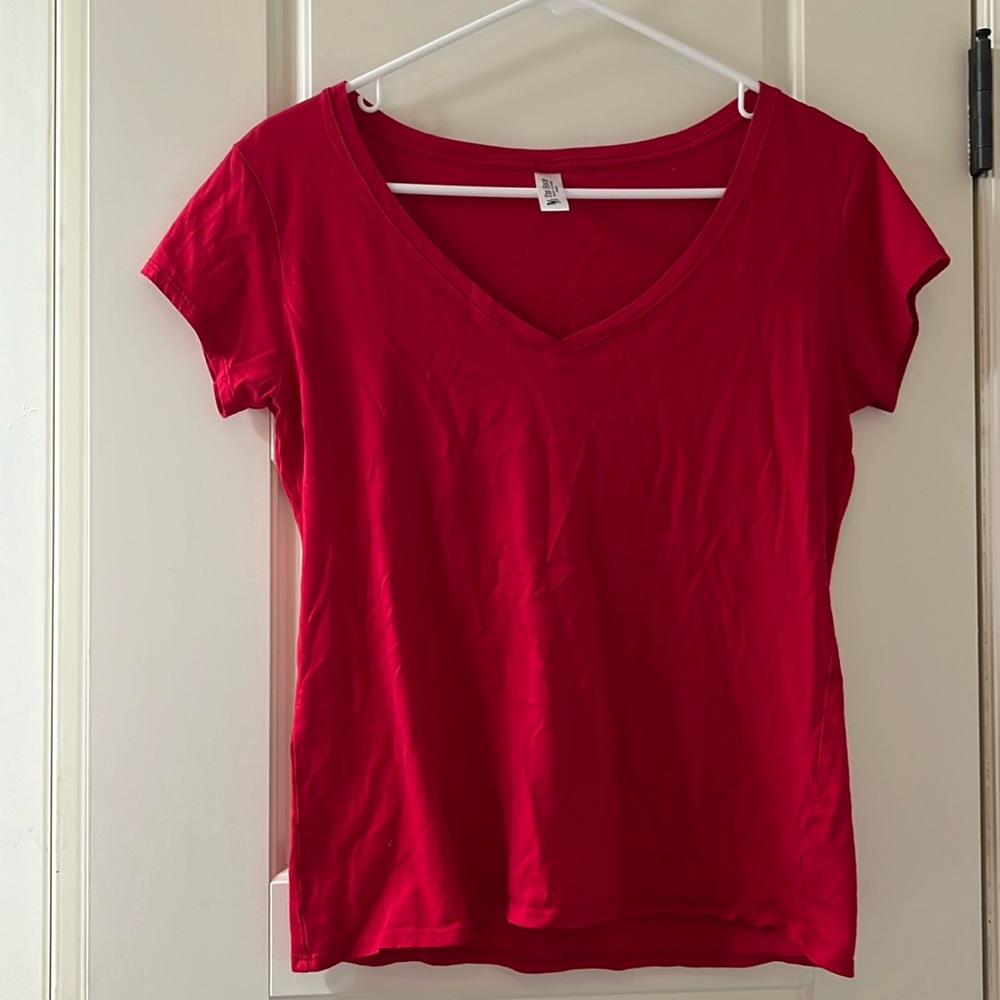Victoria’s Secret red v-neck t shirt